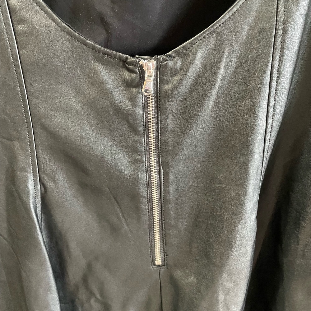 Free People Mimi Vegan Leather Mini Dress - Picture 7 of 9